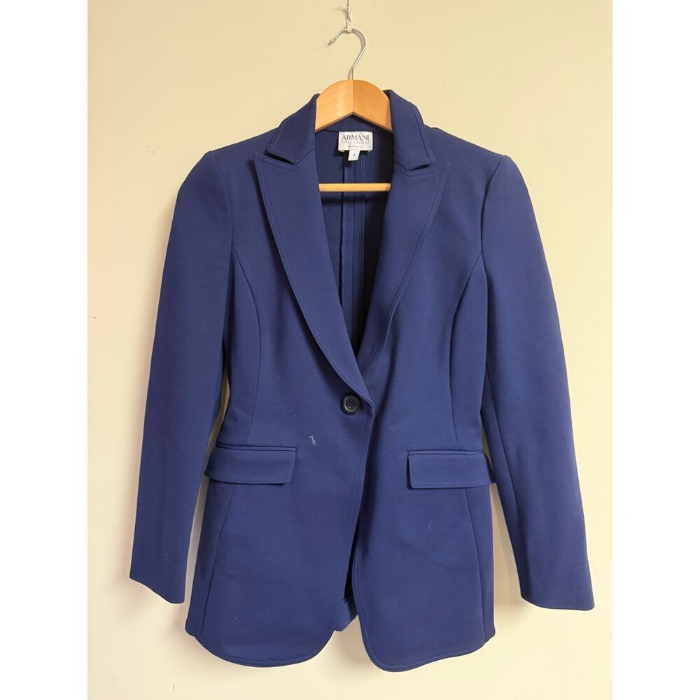 Armani Collezioni Blue Tailored Blazer